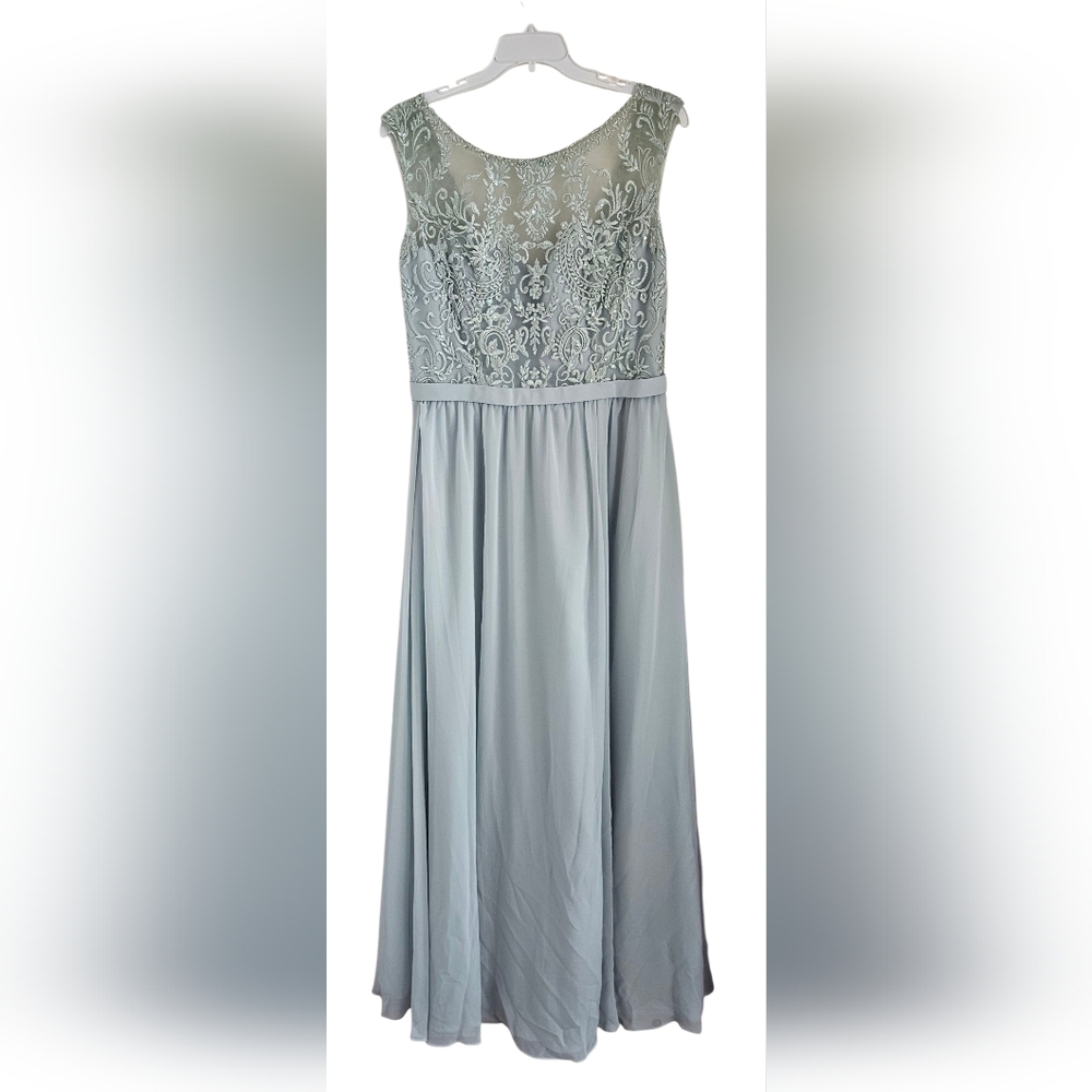 Kennedy Blue Sea Glass Green Bridesmaid Dress Size 18  NWT
